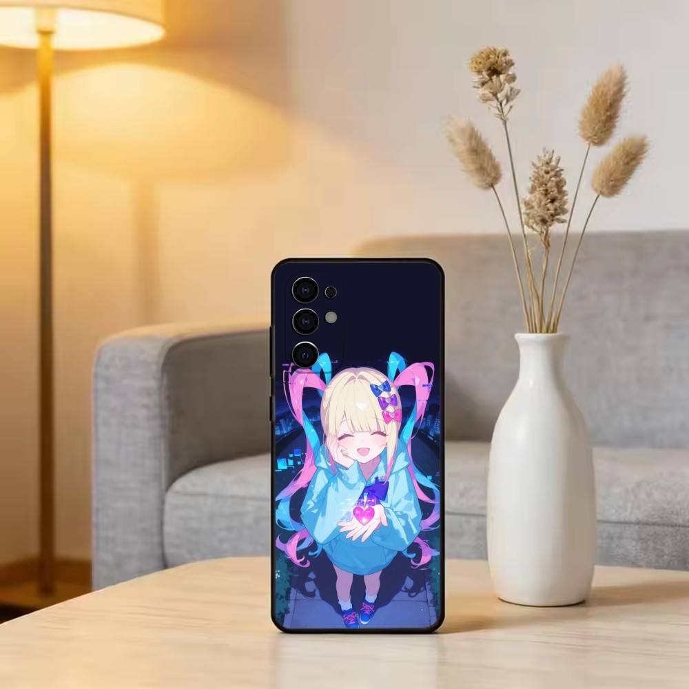 k-KAngel Phone Case For Samsung S25,S24,S21,S22,S23,S30,Ultra,S20,Plus,Fe,Lite,Note,10,Black Cover