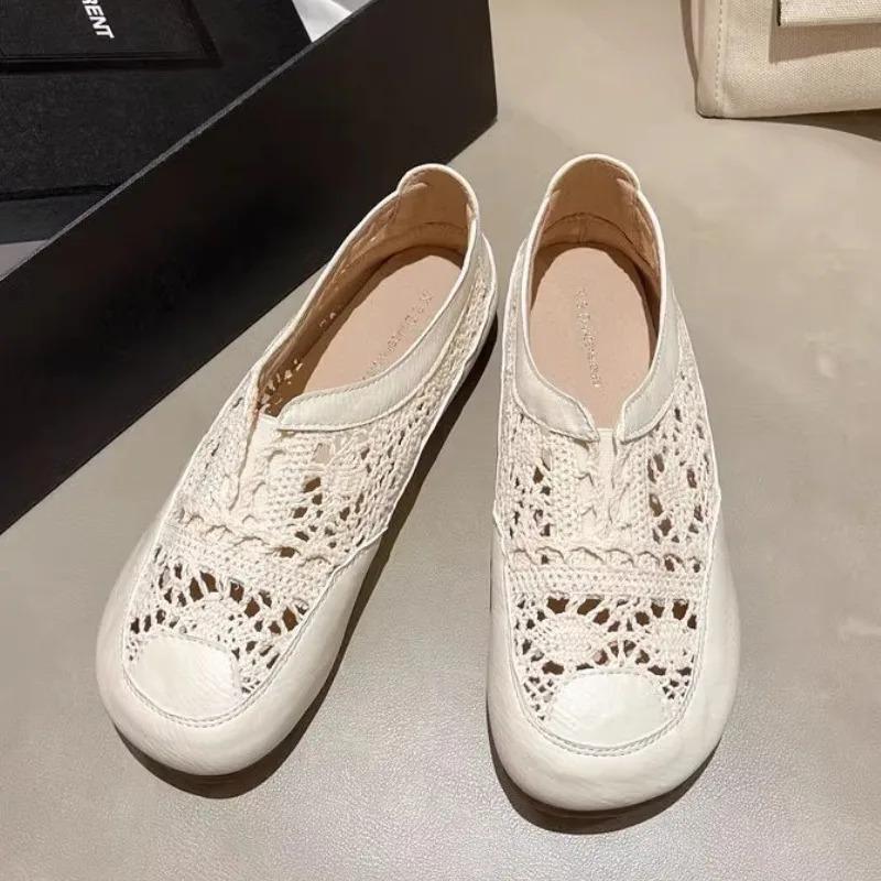 Sommer flache Schuhe Damen Loafer Schuhe Designer Laufschuhe 2026 Neue Sandalen Bequeme Gehen Femme Schuhe