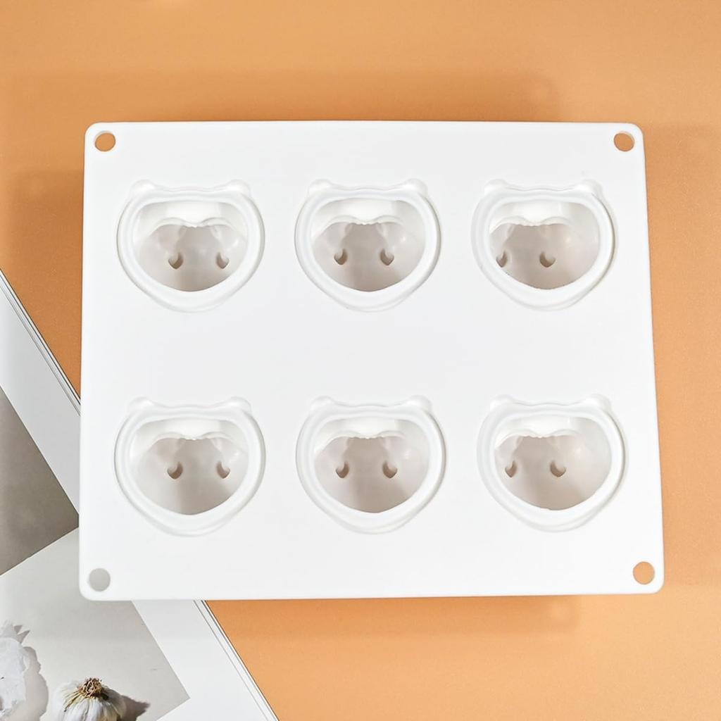 Mostsom 3D Hamster Shape Silicone Mold Cake Baking Molds for Dessert Cake Mousse Heart Shape Molds for Making Handmade Soap Making Chocolate Mould