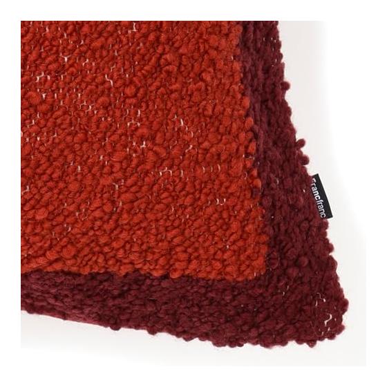 Francfranc Loose Square Cushion Cover 45cm x 45cm Red (054) Square Pattern Interior Makeover Simple