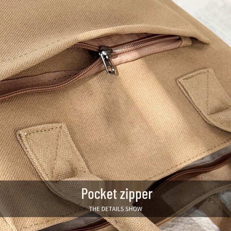 Japanese Style Casual Canvas Tote Bag