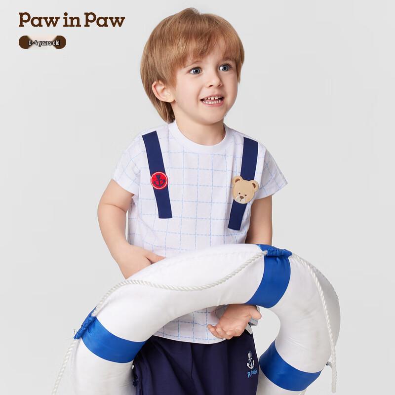 

PawinPaw Cartoon Bear Baby Boy Short-Sleeve T-Shirt 90