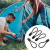 5PCS Shock Cord Fastener Bungee Cord Clips with Knob Multifunctional Fastener for Tent Boat Cover  