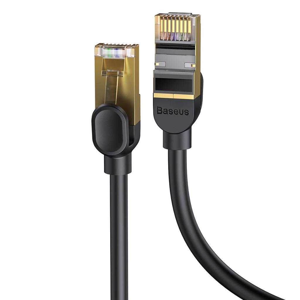 Baseus Speed Seven RJ45 Ethernet Cable 10Gbps 5m Black (WKJS010501)