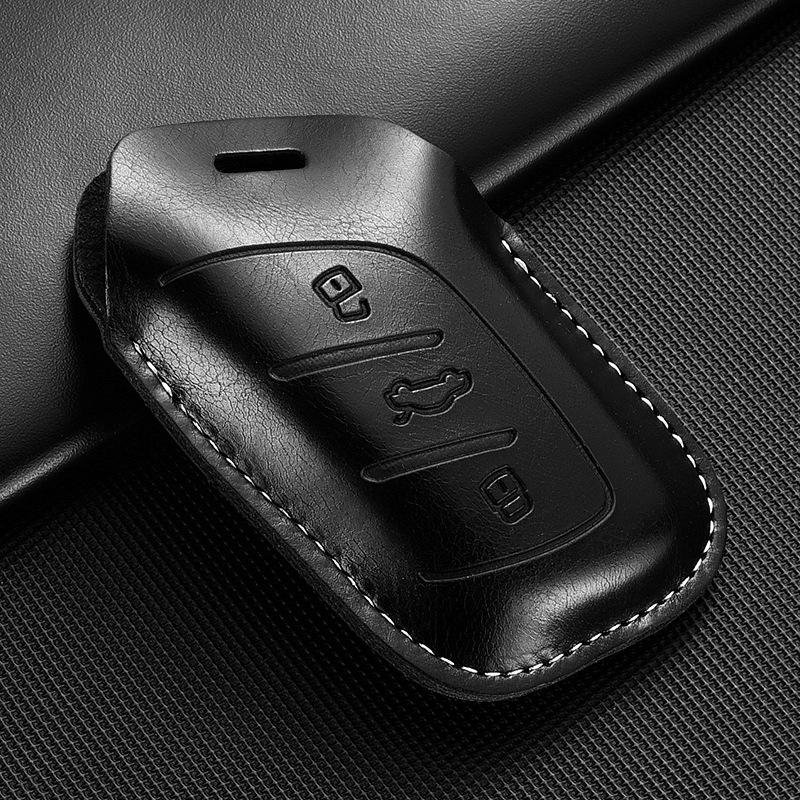 Applicable To Roewe Rx5 Leather Key Cover 350/360/w5/ei6 Shell Plus Car Buckle Ruixing Ei5 All-inclusive Creativity