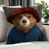 Cartoon Paddington Bear Cushion Cover Cushion Cover Set 4Pcs 50X50 45X45 40X40 Pillowcase Decorative Sofa Home Decor