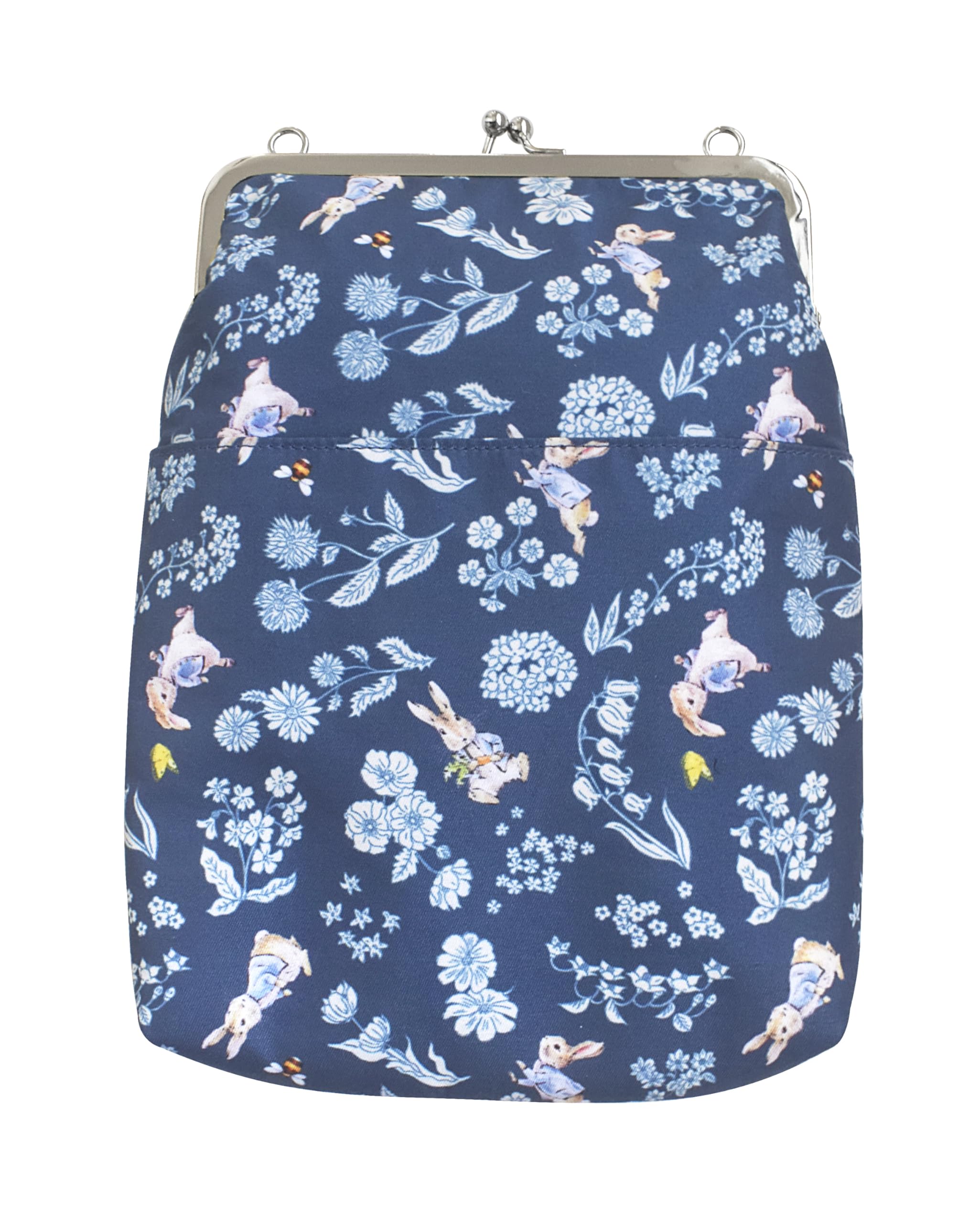 

Goshuincho Pouch Peter Rabbit Simple Flower [St.Lady s] (Clasp) синій