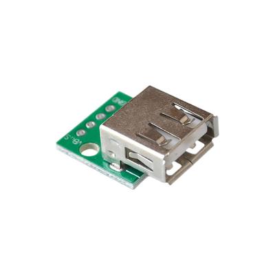 5pcs/Direct Plug Adapter Board DIY Electronic Module USB 2.0 Mother To DIP 4P