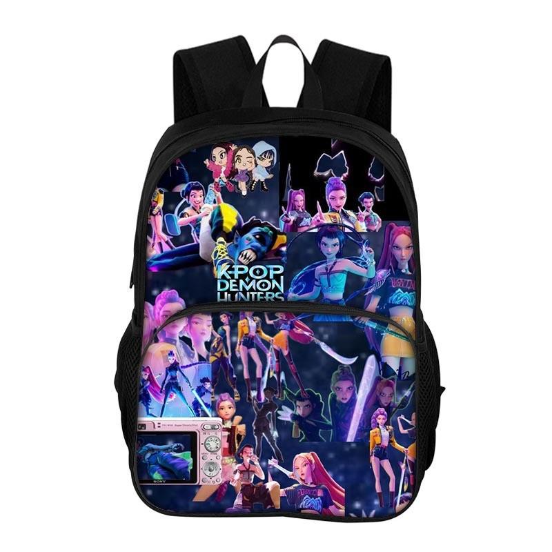 Hunter Witch Group Kpop Backpack With Breathable Polyester Durable Material For School Students