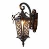 Aluminum Outdoor Wall Lantern Ornate Light Fixture Retro Vintage