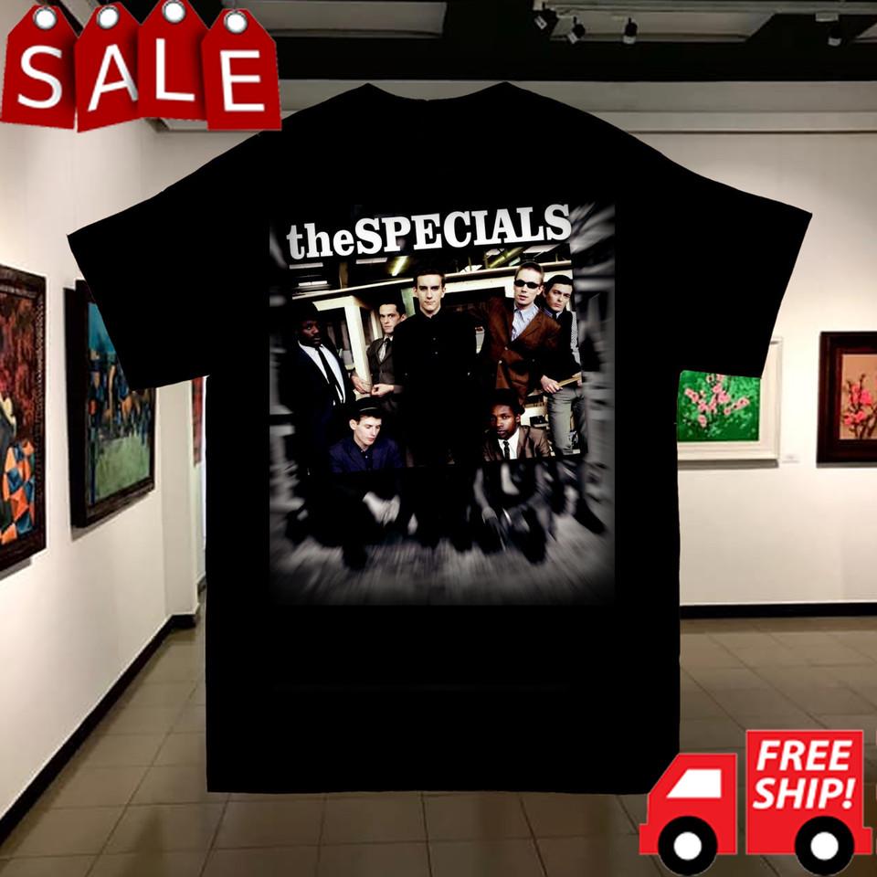 The Specials Members T-Shirt Short Sleeve Cotton Black Men Size S to 5XL Unisex T-Shirt XXXXL