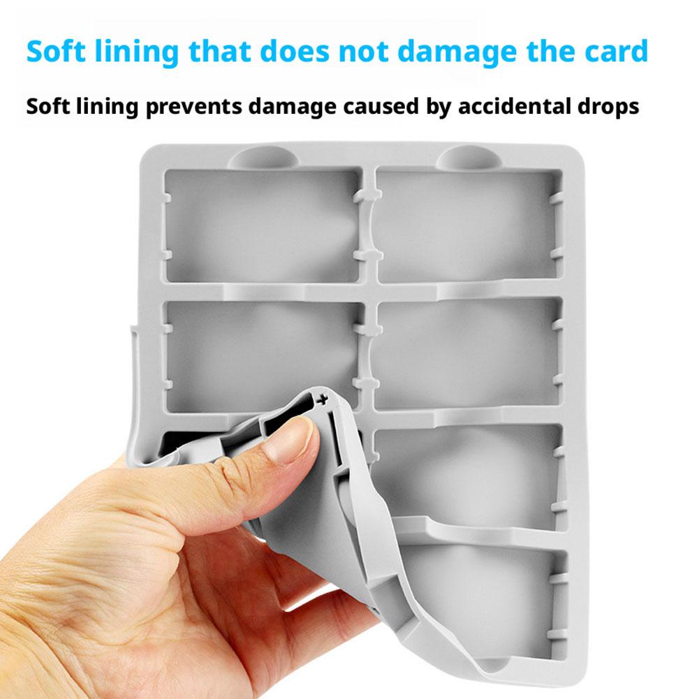 For GBA 16-in-1 Game Card Storage Box Magnetic Organizer For GAME BOY ADVANCE ABS Hard Shell Protective Game Card Accessory