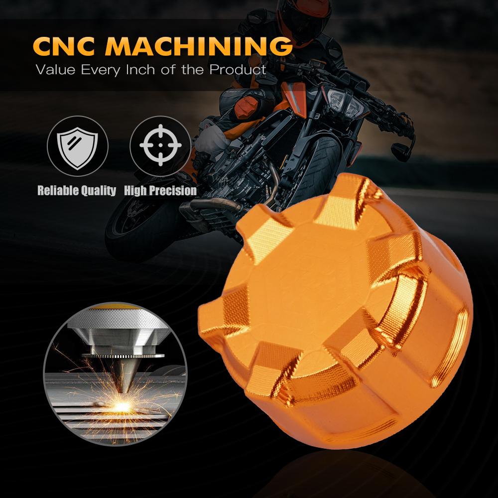 For KTM 790 Duke 790 Adventure /Adventure R 2018-2025 890 Duke/Duke L 2021-2025 Front Rear Brake Fluid Reservoir Cap Cover