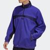 Adidas Originals Purple Fleece Thick Stand Collar Sports Long Sleeve Casual Sweatshirt Men Sweatshirt GD9324