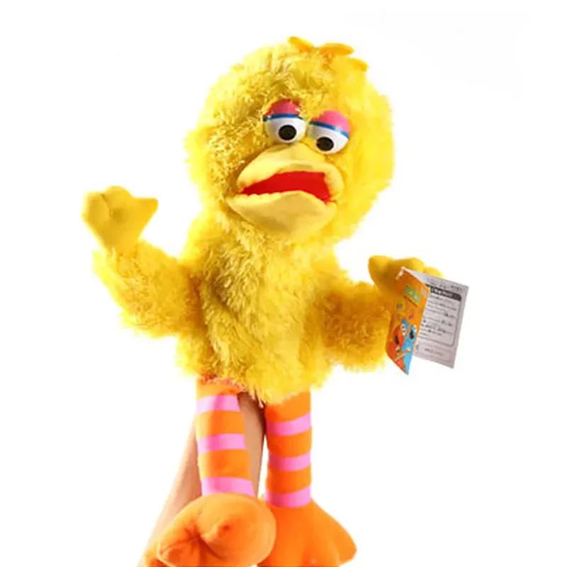 Large Sesame StreNging Hand Puppet Show Puppet Elmo Cartoon Soft Plush Dolls Birthday For Children Kids New Year Gifts