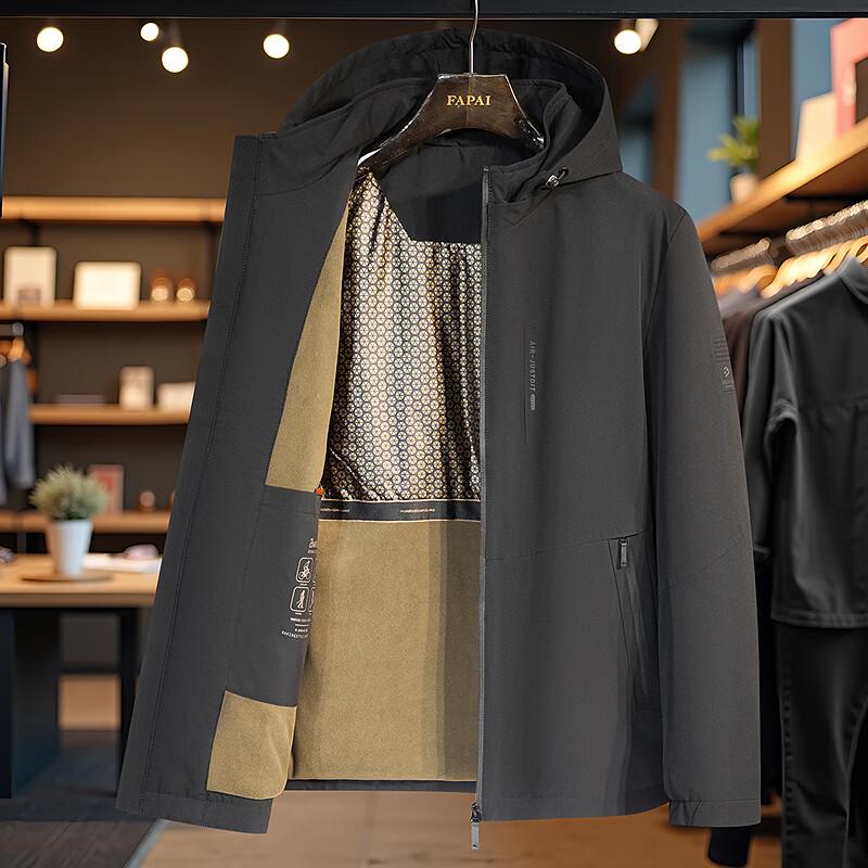 

FAPAI Men s Detachable Hood Padded Jacket 4XL