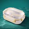 Divided Insulated Lunch Box 900/1400ML Compartment Lunch Box Stainless Steel Lunch Box  Worker