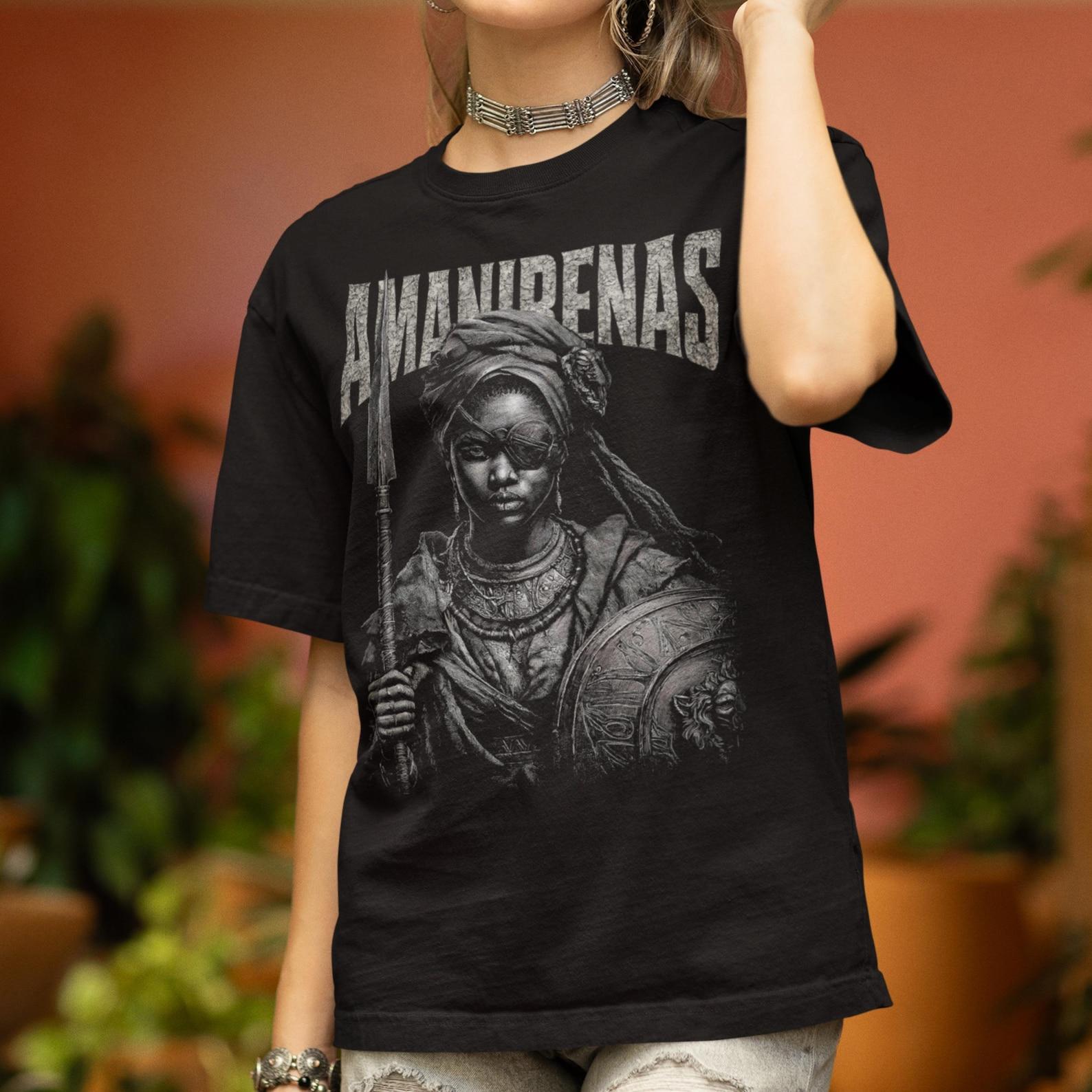 Amanirenas Warrior Queen Shirt: Nubian Resistance Leader Tee | Ancient African Warrior Unisex Top M