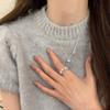 Xiaomi S925 Sterling Silver Necklaces For Women Simple Minimalist Pendant Necklaces Waterdrop Shape Necklace Birthday Gift