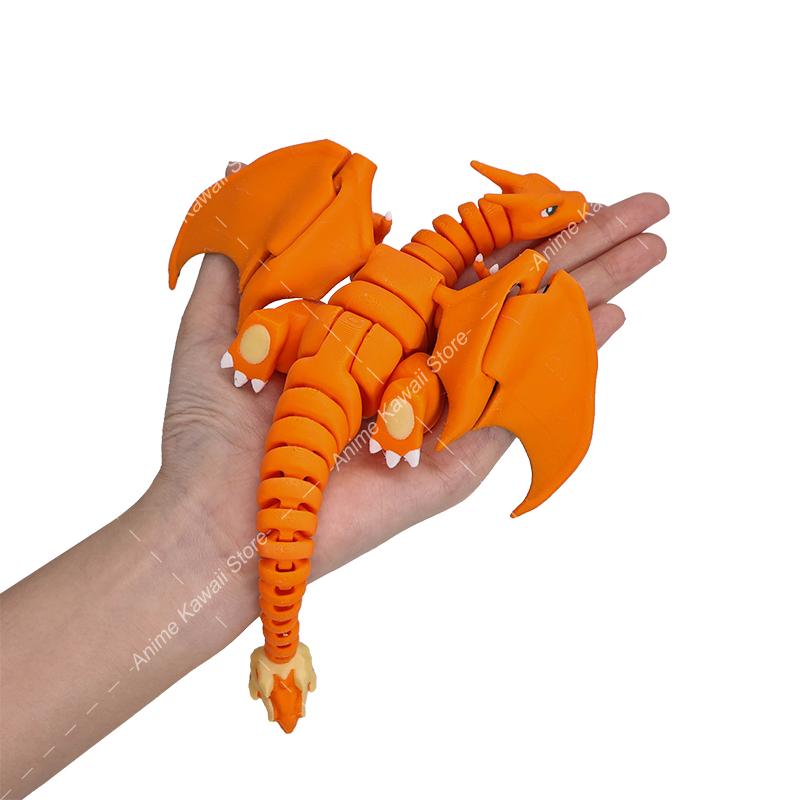 Charizard Xy Action Figure 3D Printed Gliscor Magikarp Morpeko Gengar Cartoon Character Desktop Statue Collectible Toy