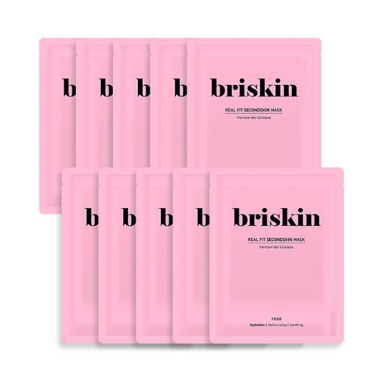 Briskin Real Fit Second Skin Mask 10P (4 types)