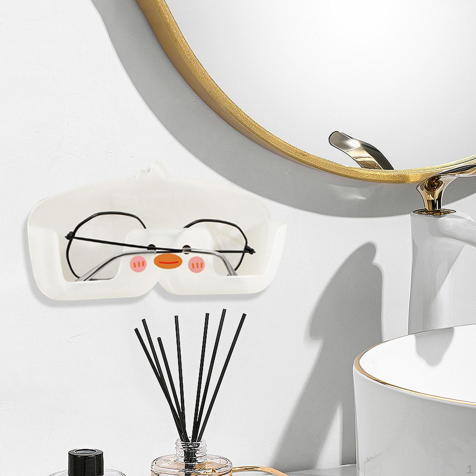 

Sunglasses Organizer Case Wall Mounted Decorative Storage Box Glasses Holder Stand for Home Decor белый