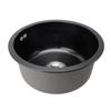 Undermount Small Kitchen Sink Professional Nano Black Stainless Steel Single Bowl Kitchen Bar Sink