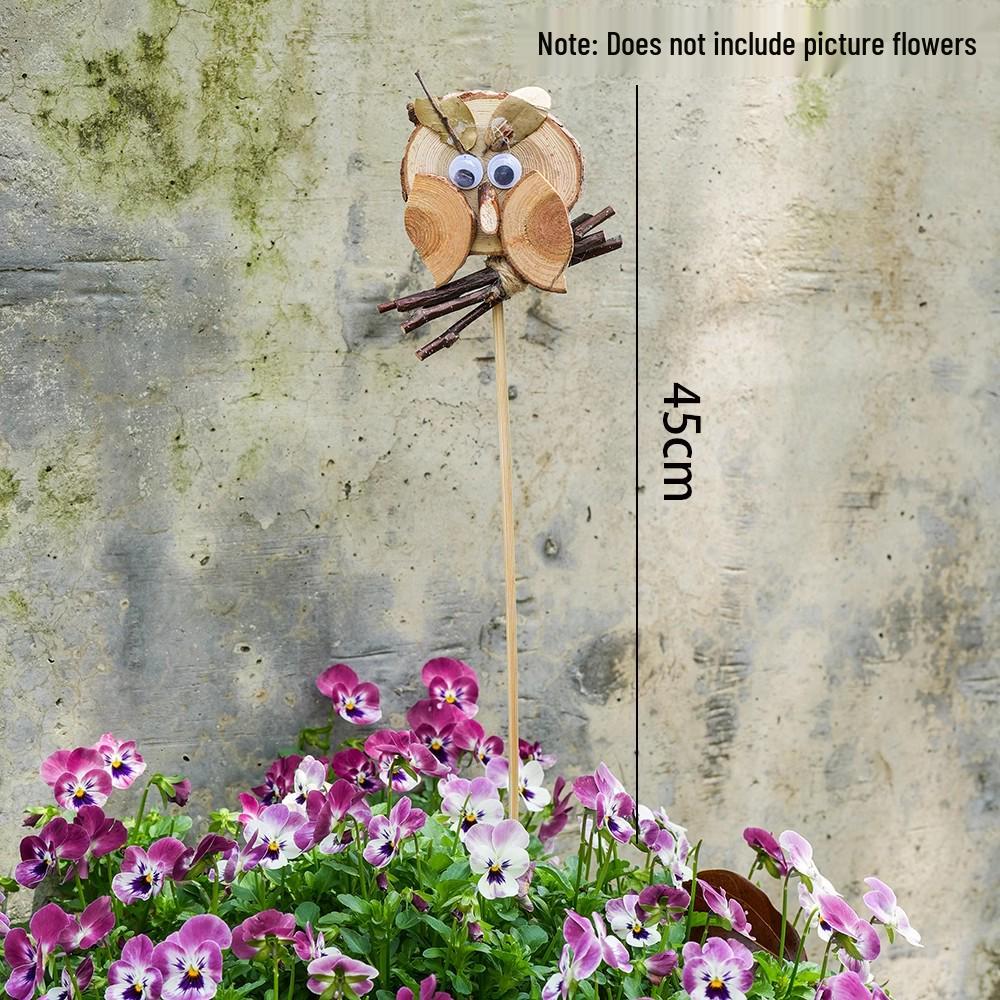 Cartoon-Tier- und Blumenschmuck: Garten- & Hofdekoration