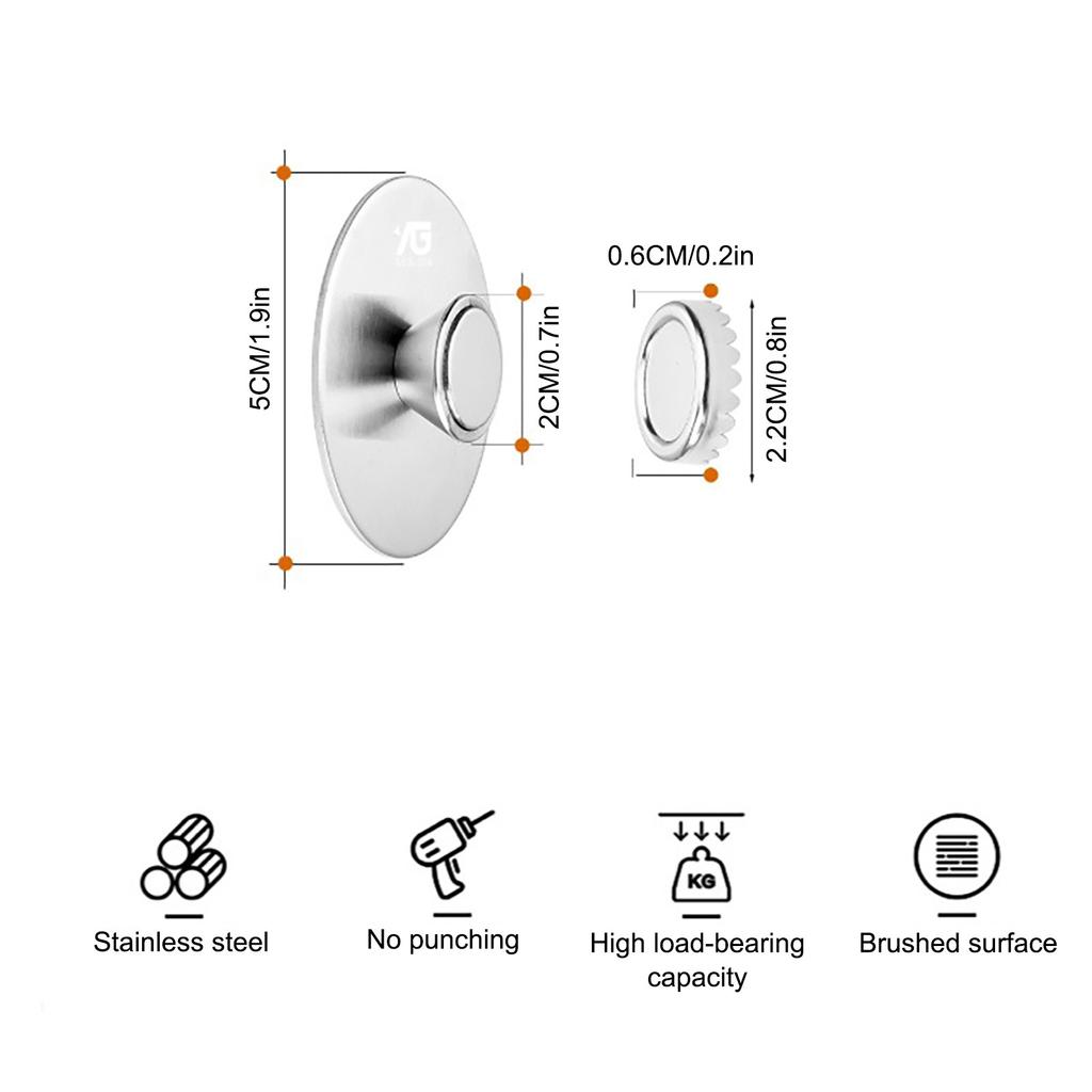 Suport magnetic pentru săpun pentru agățat pe perete pentru toaletă de baie magnetică 3ml