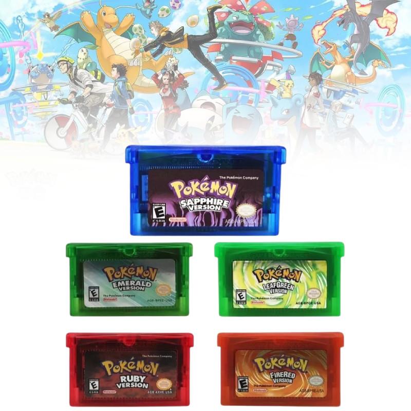 Nostalgic Ndsl Gbm Gbasp Gba Game Cartridge Collection With Legendary Pokmon Designs