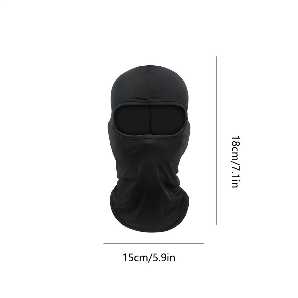 Face Masque For Cycling SPF Face Cover Sun Masque Face Scarf Cover Full Face Shield Neck Masque Sun Face Cover UV Masque For Men чёрный