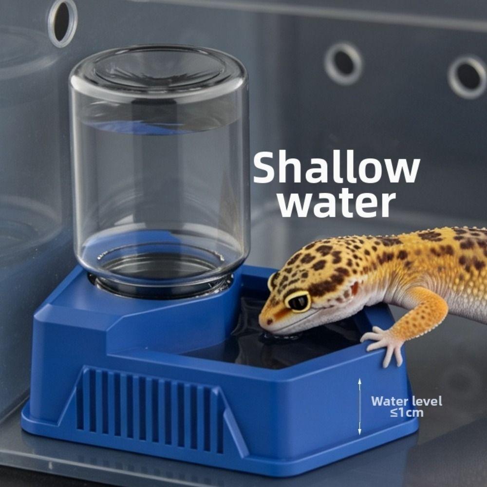 ABS Reptile Water Dish Automatic Creative Water Dish New Turtle Feeder Station For Snakes