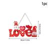 Sweet Love Door Pendant Exquisite Love Wall Hanging Valentine's Day Hanging  Background Prop