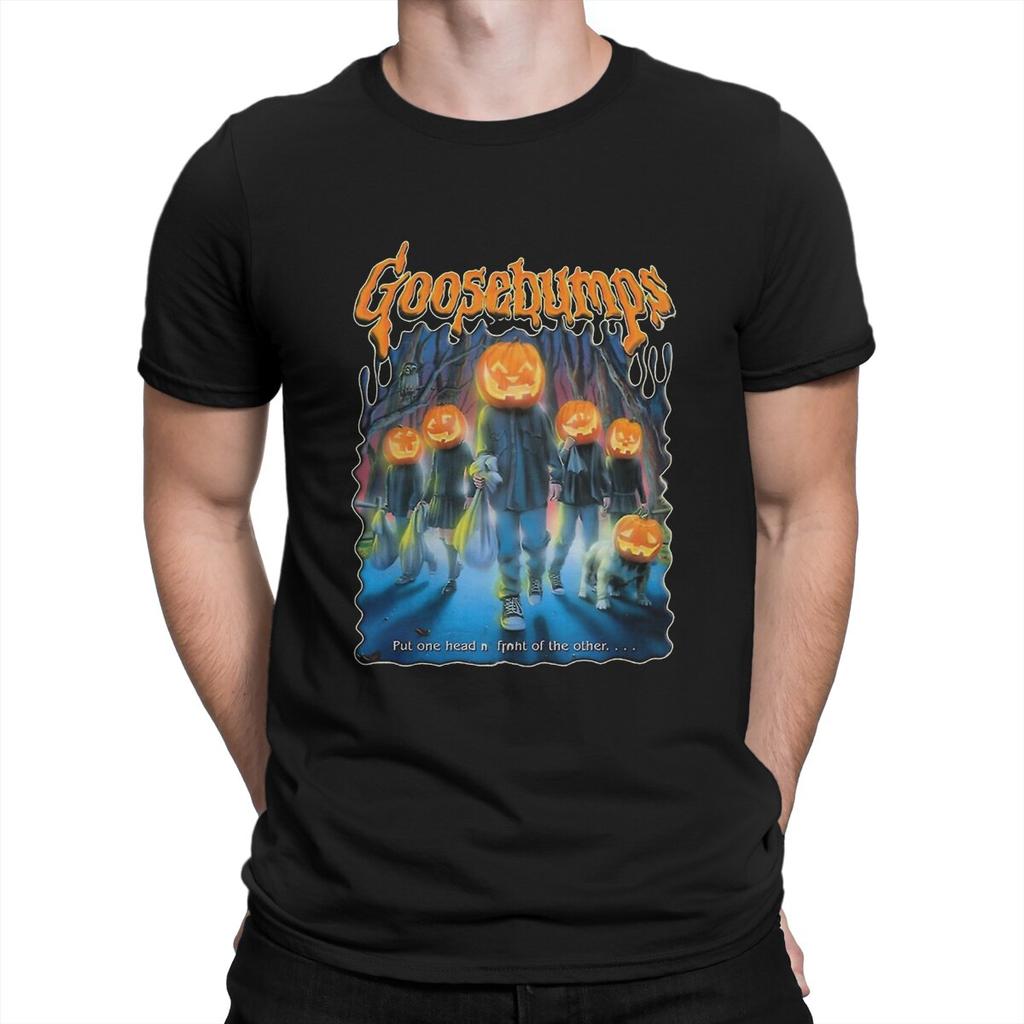 T-shirt Unisex Zombi Zucche Goosebumps Magliette Novità Manica Corta Girocollo T-shirt in Cotone Abbigliamento Stampato