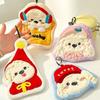 Coral Fleece Hanging Hand Towel Absorbent Cartoon Hand Towel New Puppy Hand Towel  Bathroom Use