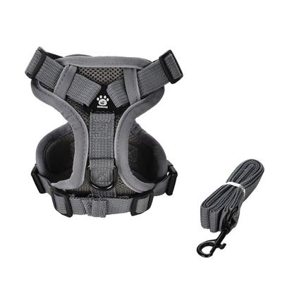Fashion Reflective Cat Harness Leash Set Adjustable Breathable Mesh Dog Harness Pet Vest Harness Small Medium Dogs