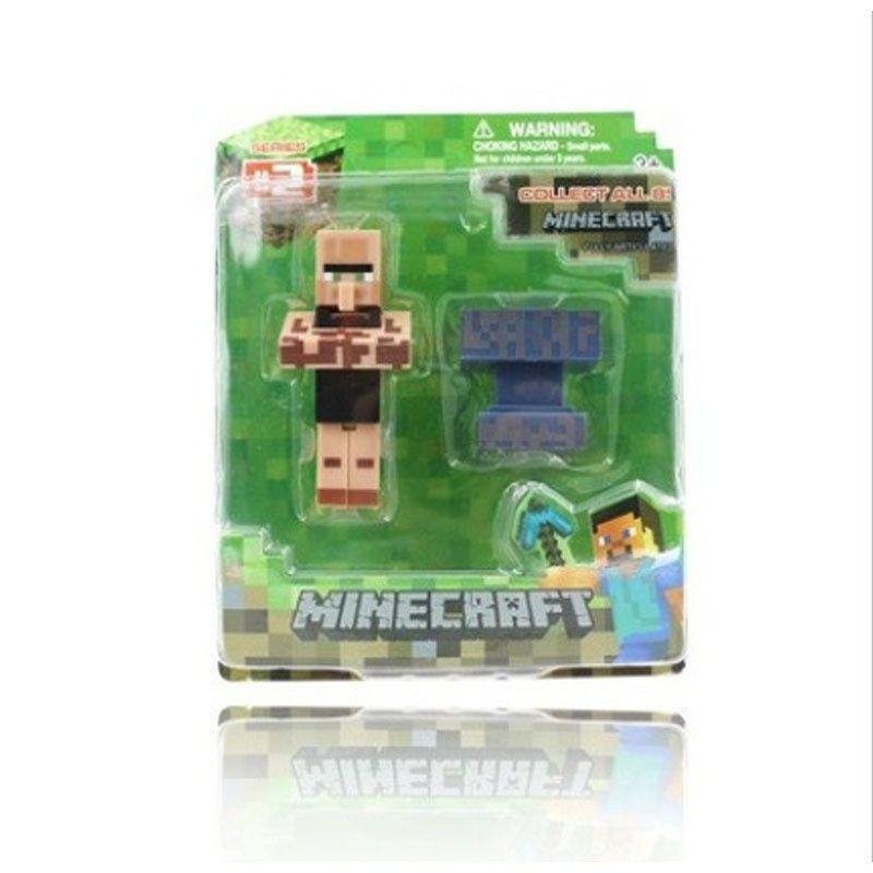 

Minecraft Puzzle Action Figures Collection High-quality Home Decor And Gift For Gamers Brown Immigrants