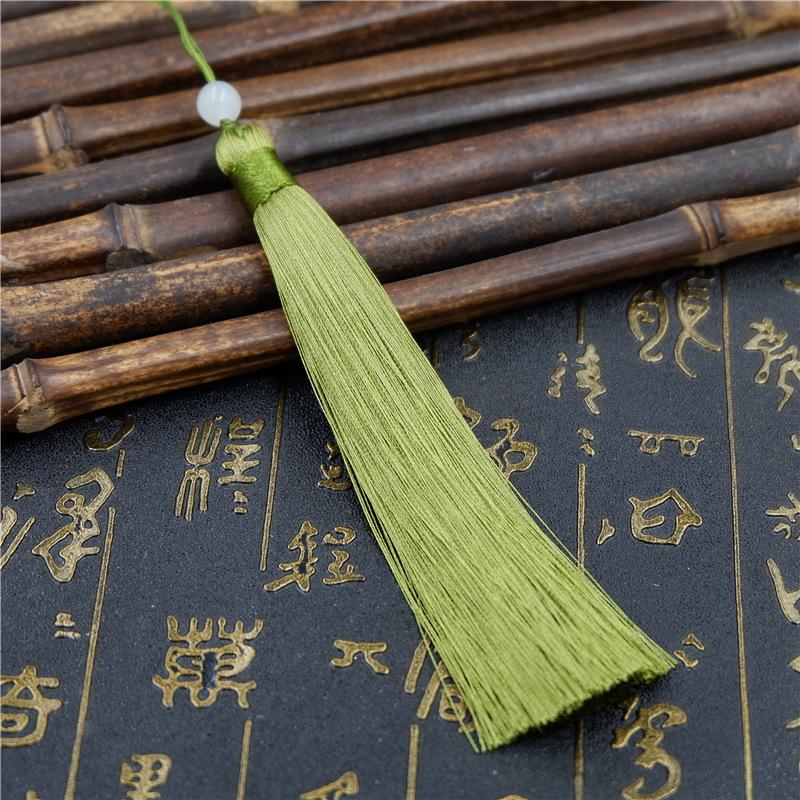 Make Sachet Fringed Ears Long 12Cm Ice Silk Hanging Ears Diy Fan Pendant Hanfu Fringed Accessories Pendant Antique Ears
