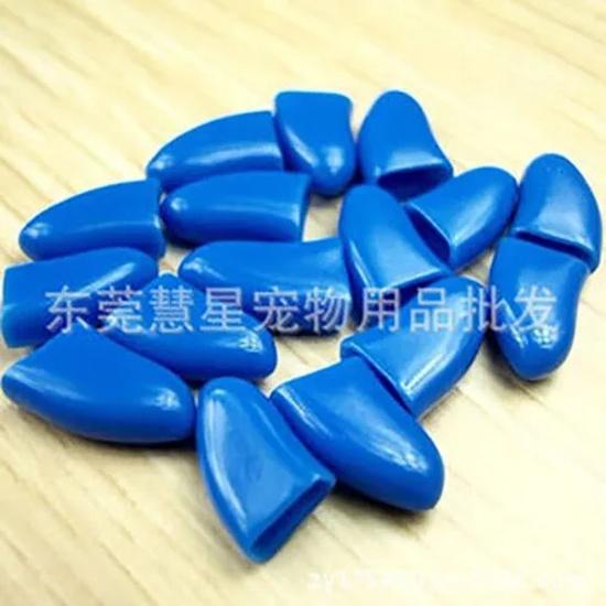 Hot sale 20Pcs/Lot Colorful Soft Rubber Pet Dog Cats Kitten Paw Claws Control Nail Caps Cover Size XS-XXL With Adhesive Glue