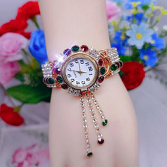 Orologio al Quarzo Placcato Oro Stile Coreano: Elegante Classico da Donna con Sensazione di Alta Gamma