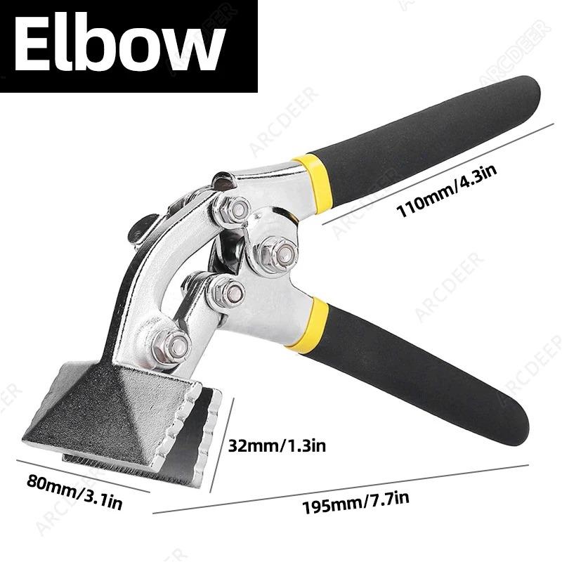 Sheet Metal Hand Seamer Straight Jaw Sheet Metal Bender Tools for Flattening Metal Folding Bending Pliers Hand Tool