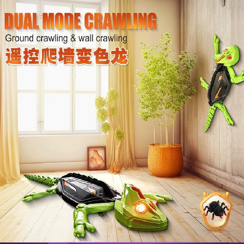 Realistic Biomimetic Remote Control Wall Climbing RC Gecko Toy Electric Remote Control Lizard Wall Climbing Car Gecko Animal Car