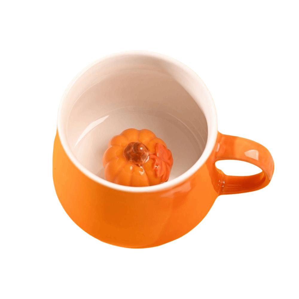 Hand Painted Ceramic Mug 3D Figurine Design Novelty Coffee Cup Cute 3D Figurine Mug Halloween