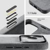 100% Alcantara Hülle für IPhone 17 Pro Max Luxus Cover mit MagSafe Kamera Auslöseknopf Magnetische Hüllen für IPhone17 Pro Max