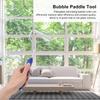 Fiberglass Laminating Roller Acetone Washable Aluminum Alloy Head Bubble Paddle Tool for FRP Production