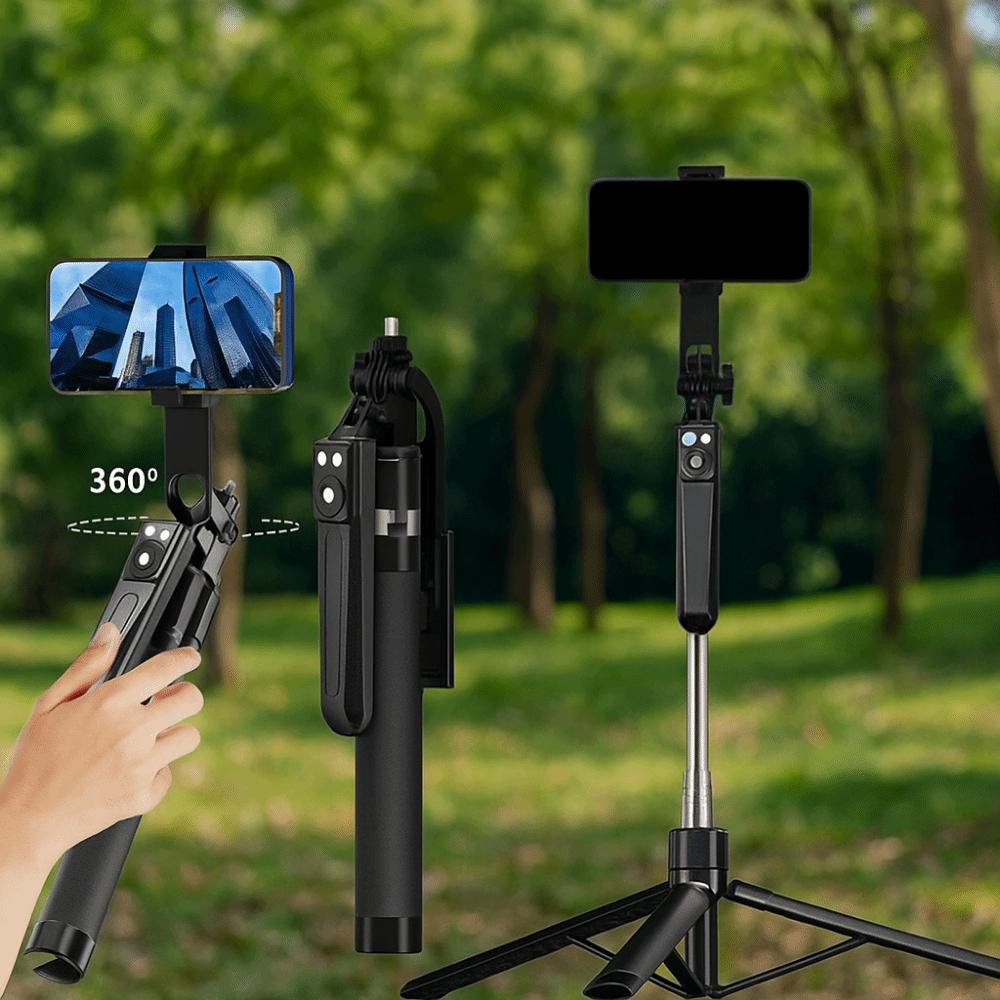 Wireless Remote Control Selfie Stick Tripod 1.7M Tripod Stand Phone Stand  Live Streaming