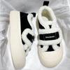 New velvet niche design breadboard shoes women's winter warm casual shoes Velcro cotton shoes