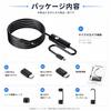 Fiberscope Endoscope HD Camera Dual Lens Lightning Connection 8mm High Resolution Lens LED Light Dimmable Shape Memory Cable Micro Camera Endoscope