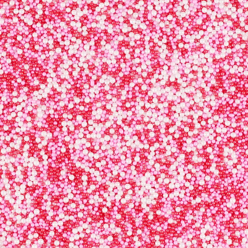 Decorações de Bolo de Pérolas de Açúcar Brancas, Douradas e Prateadas - Bolinhas Redondas para Confeitaria, Sorvete e Panificação - Pérolas de Açúcar Coloridas Mistas em Forma de Agulha.