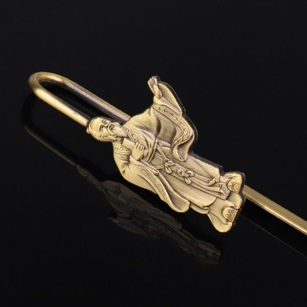 

Металлическая закладка Конфуция Закладка для страницы книги Винтажная закладка Древняя статуэтка Закладка для книги Путешествия 4